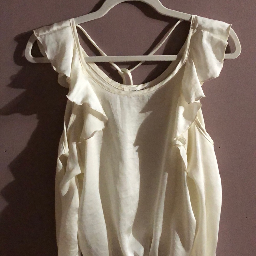 Silk Ruffle Top - Picture 4 of 4